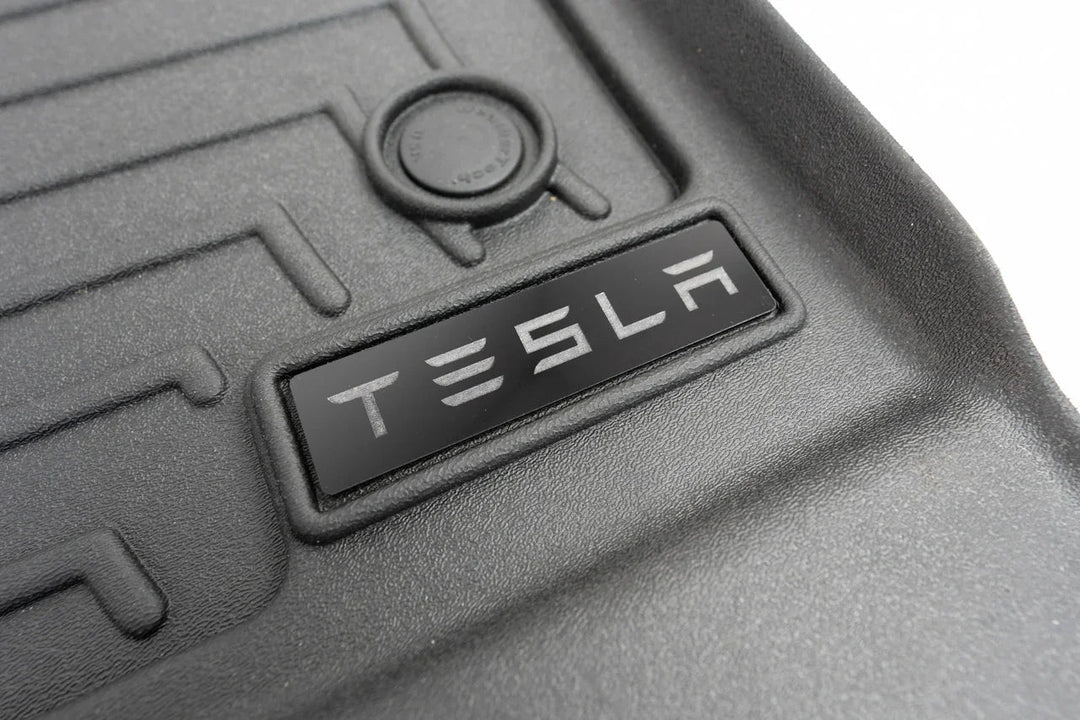 Tesla Logo Emblem for WeatherTech Floor Mats - Model S, X, 3, and Y