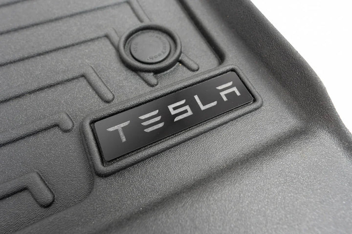 Tesla Logo Emblem for WeatherTech Floor Mats - Model S, X, 3, and Y