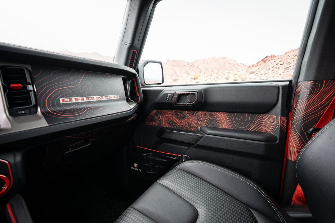 Topo 3 Piece Dash Kit (Printed Series) - 2021+ Bronco