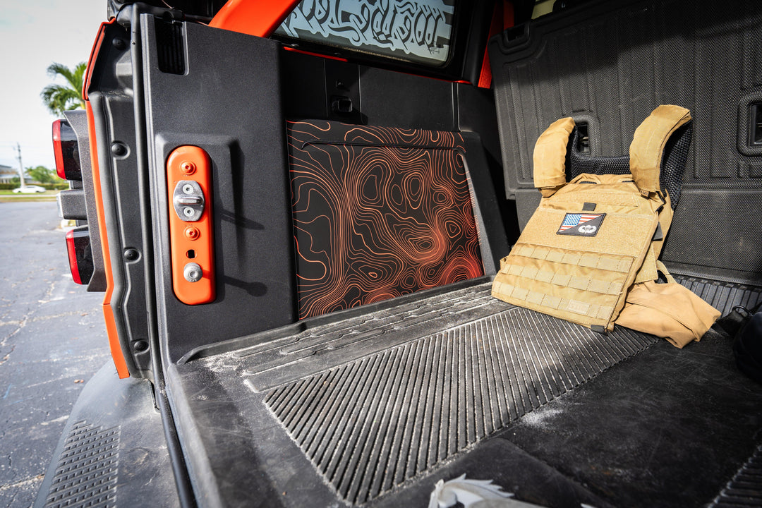 Topo Cargo Area Overlay Kit Part 1 (Printed Series) - 2021+ Bronco 4 Door