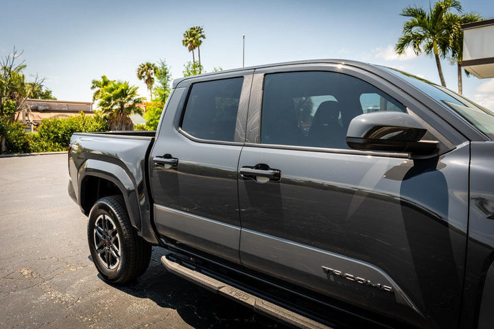 Topographic B Pillar Overlays - 2024+ Tacoma Double Cab / 2025+ 4Runner