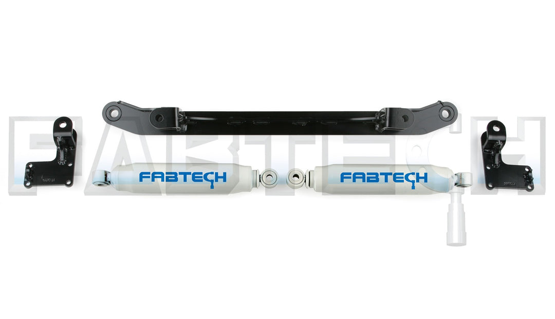 Fabtech FTS8010 Steering Stabilizer Kit for Chevrolet Silverado and GMC Sierra 2500 HD