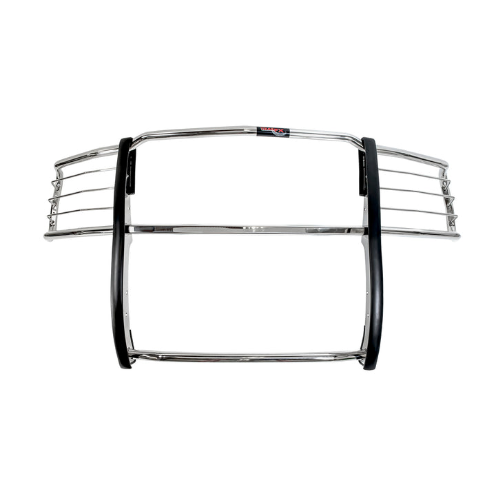 TrailFX Stainless Steel Grille Guard with Brush Guard for Chevrolet Silverado 1500 (2014-2019)