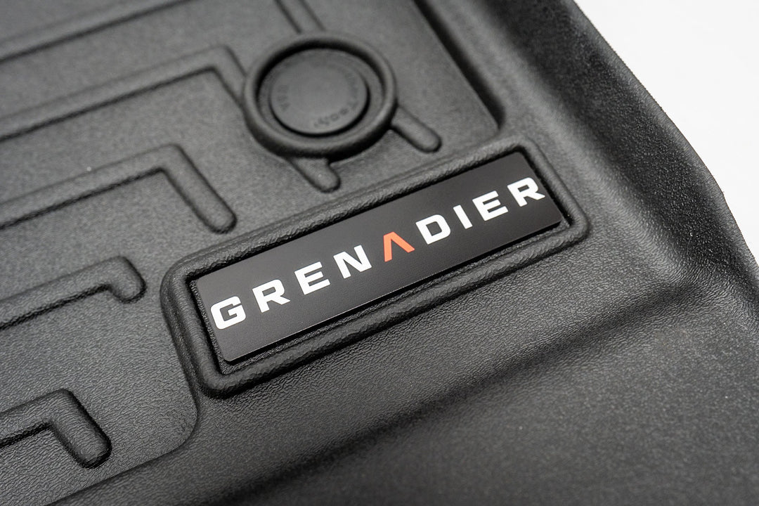 "Grenadier" Weathertech Floor Mat Logo (Etched Acrylic) - Universal