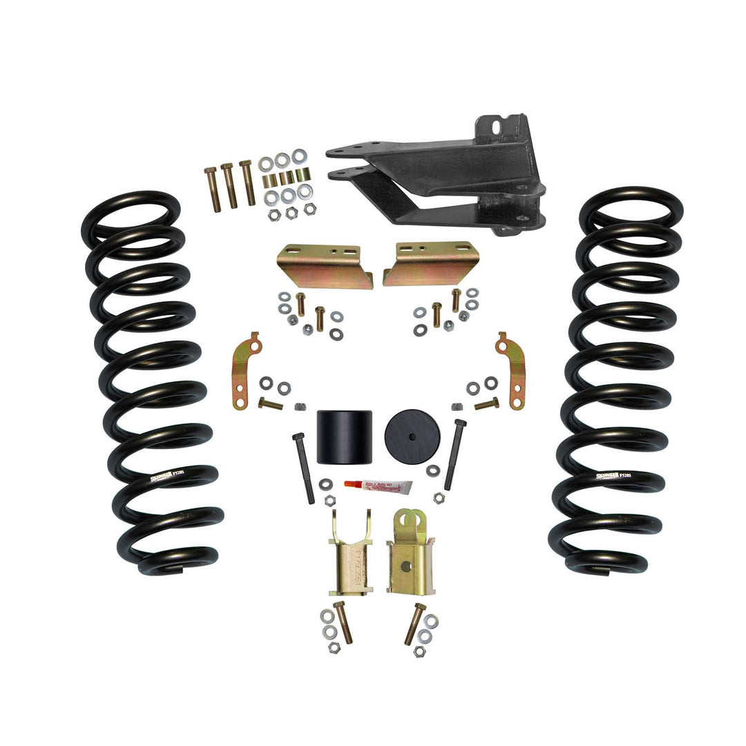 Skyjacker 2.5 Inch Front Leveling Kit with Shock Extension Brackets for Ford Super Duty F-250/F-350