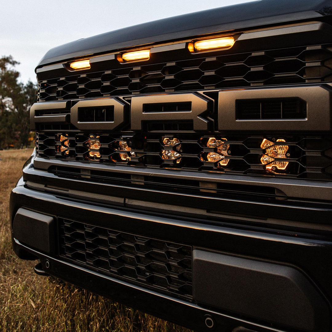 Baja Designs Squadron 2.0 Pro Behind-the-Grille Light Kit for Ford F-150 Raptor (2021-2026)