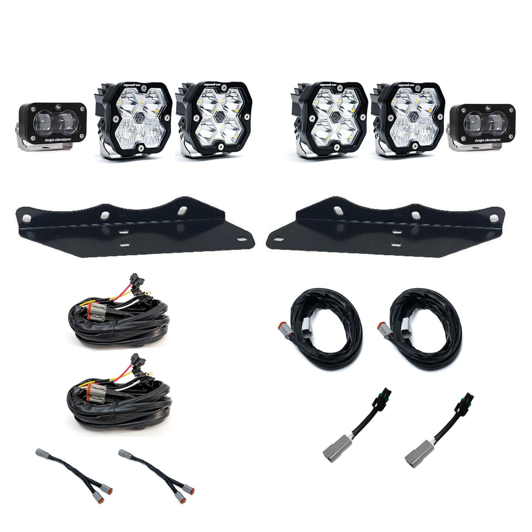 Baja Designs Squadron 2.0 Sport/S2 SAE Sportman Fog Pocket Light Kit for Ford F-150 Raptor
