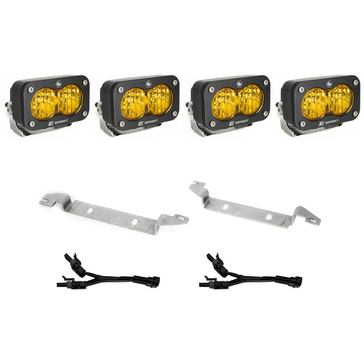 Baja Designs S2 Sport OEM Fog Light Replacement Kit for 2025-2027 Toyota 4Runner, Non-TRD Pro