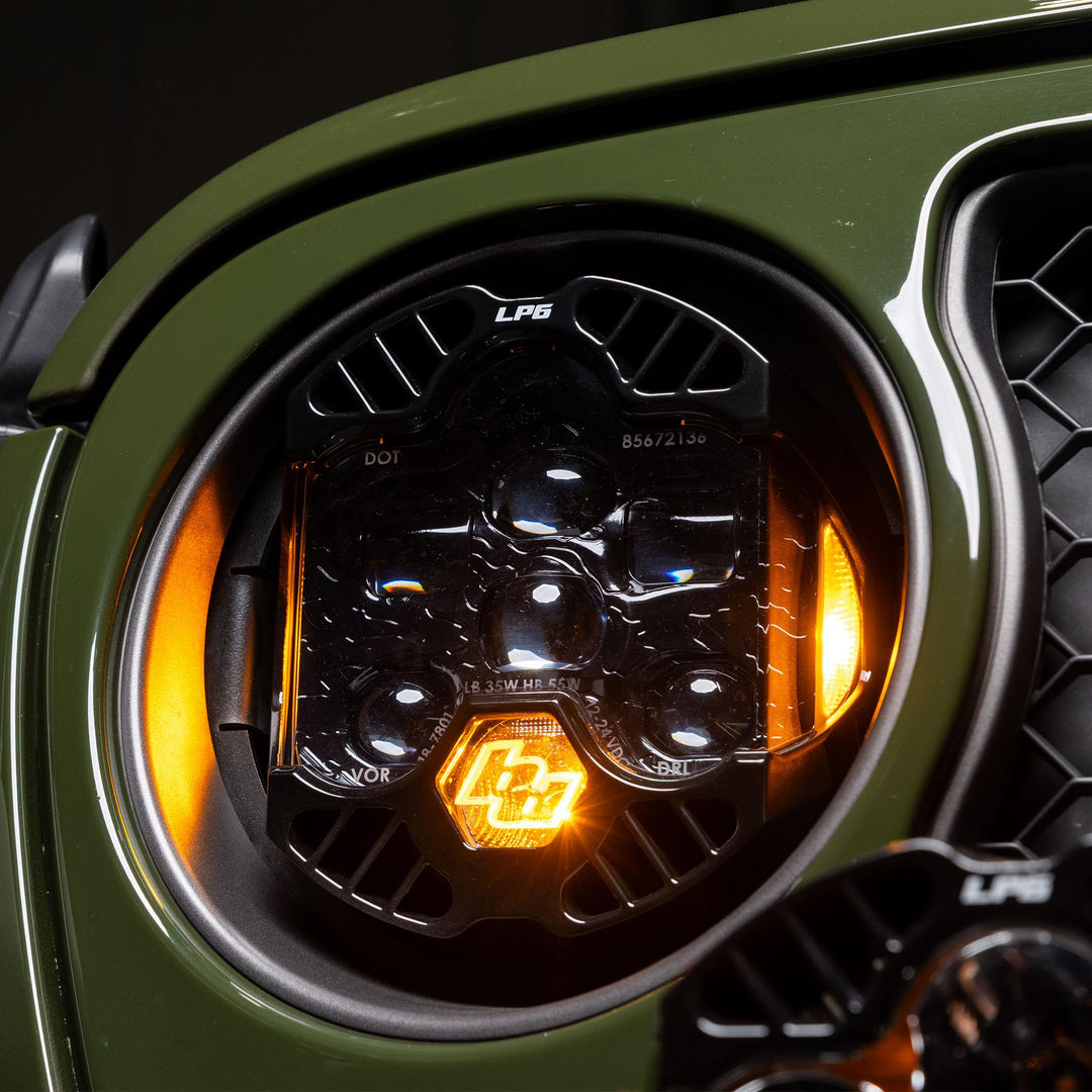 Baja Designs DOT LP6 LED Headlight Kit for Jeep Wrangler JL & Gladiator JT
