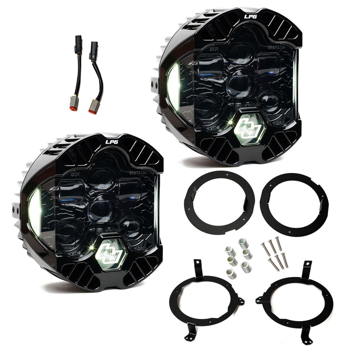 Baja Designs DOT LP6 LED Headlight Kit for Jeep Wrangler JL & Gladiator JT