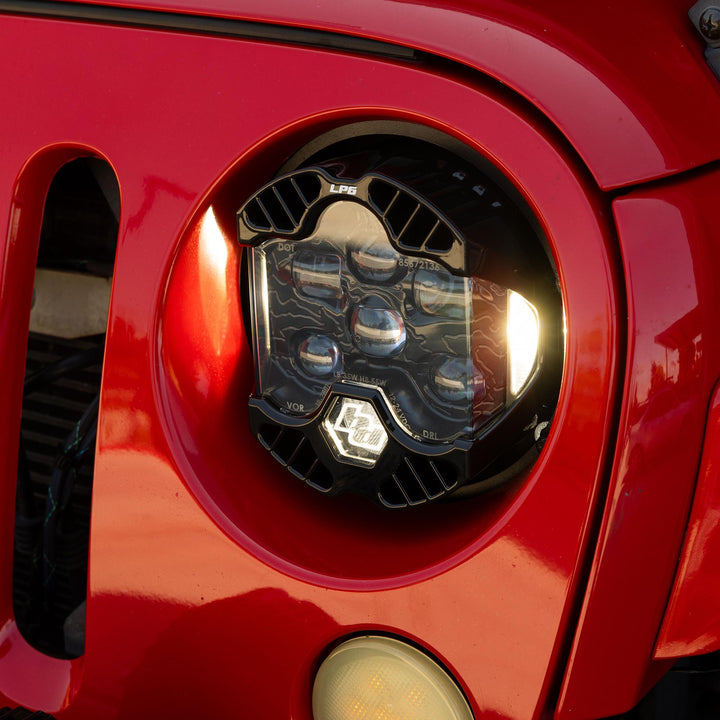 Baja Designs DOT LP6 LED Headlight Kit for Jeep Wrangler JK (2007-2018)