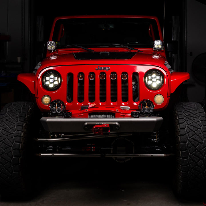 Baja Designs DOT LP6 LED Headlight Kit for Jeep Wrangler JK (2007-2018)