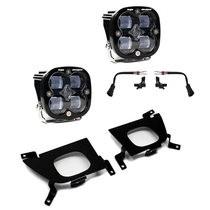 Baja Designs Squadron SAE Fog Pocket Light Kit for Chevrolet Silverado 1500/2500HD/3500HD (’19-’22)