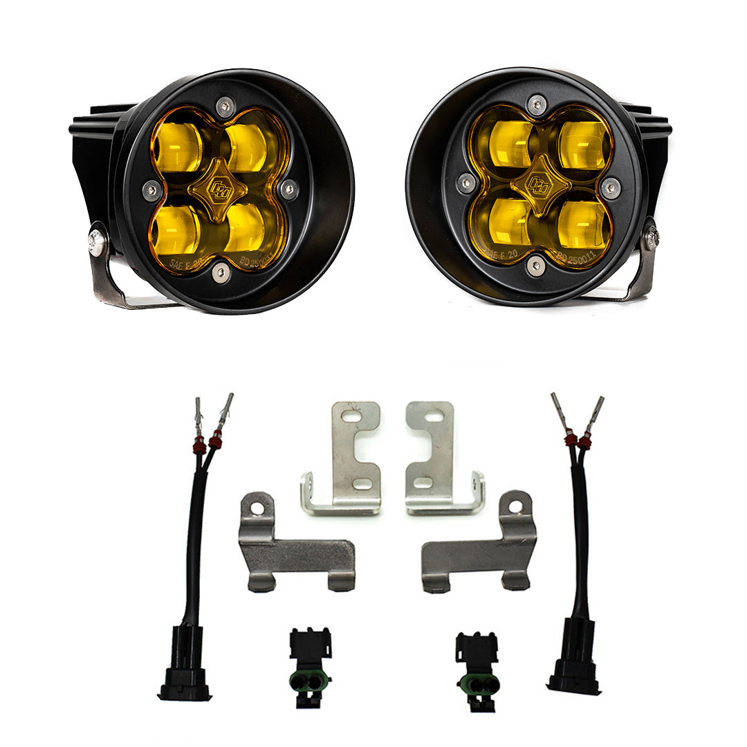 Baja Designs Squadron-R SAE Fog Pocket Light Kit for Toyota Tacoma, 4Runner, and Tundra
