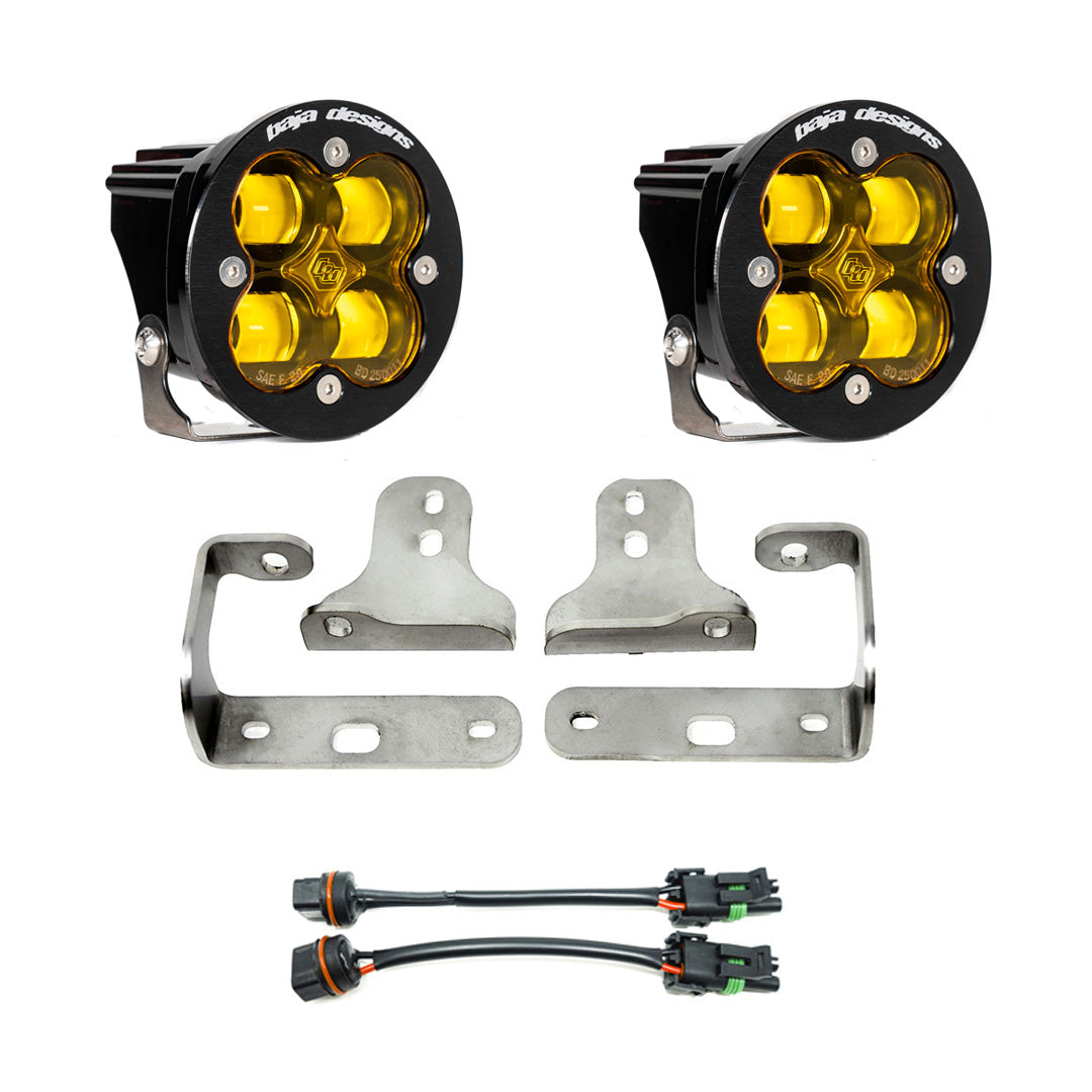 Baja Designs Squadron-R SAE Fog Pocket Light Kit for Jeep JL & Gladiator with OE Sport Bumper