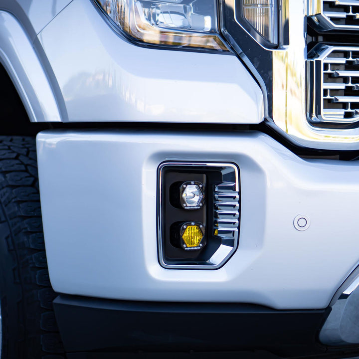 Baja Designs S1 Dual Fog Pocket Light Kit for GMC Sierra 2500/3500 2020-2023