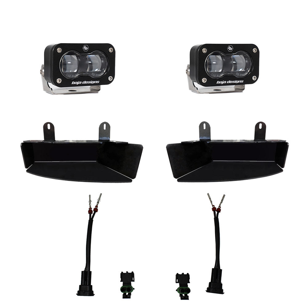 Baja Designs Dodge Ram S2 SAE Fog Pocket Light Kit for 2019-2026 Ram 2500/3500