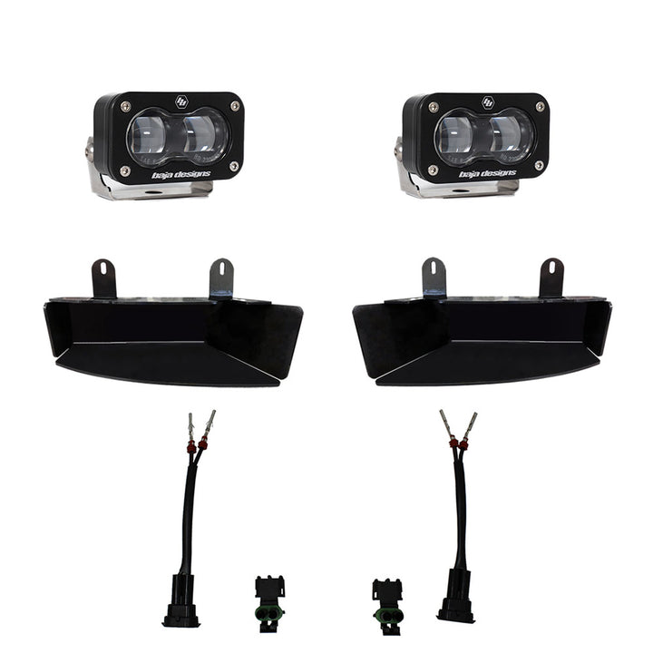 Baja Designs Dodge Ram S2 SAE Fog Pocket Light Kit for 2019-2026 Ram 2500/3500