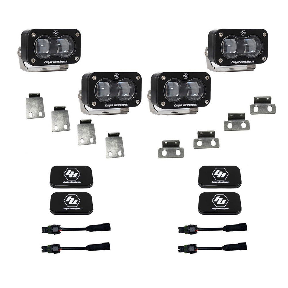 Baja Designs Ford Raptor S2 SAE Dual Fog Pocket Kit - Model 448166 for 2021-2026 F-150 Raptor and Bronco Raptor