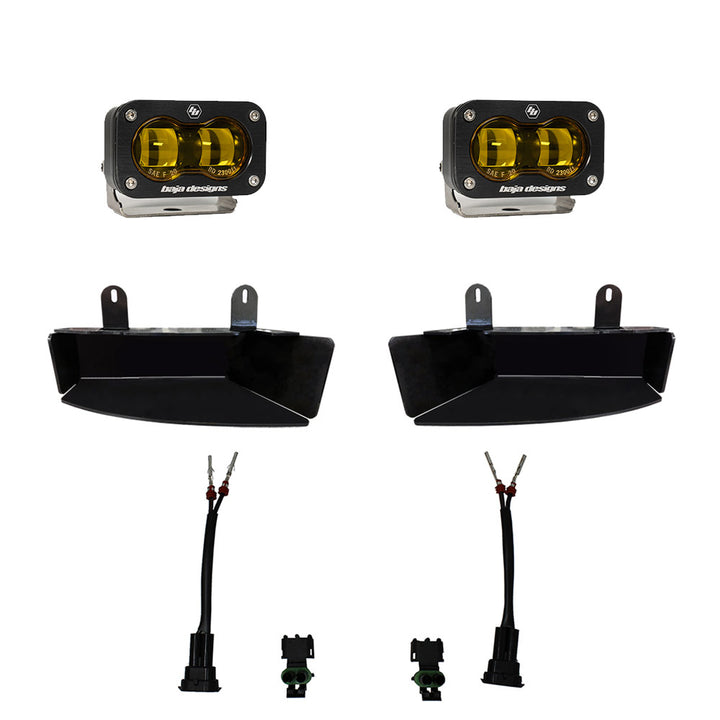 Baja Designs Dodge Ram S2 SAE Fog Pocket Light Kit – Amber Spot