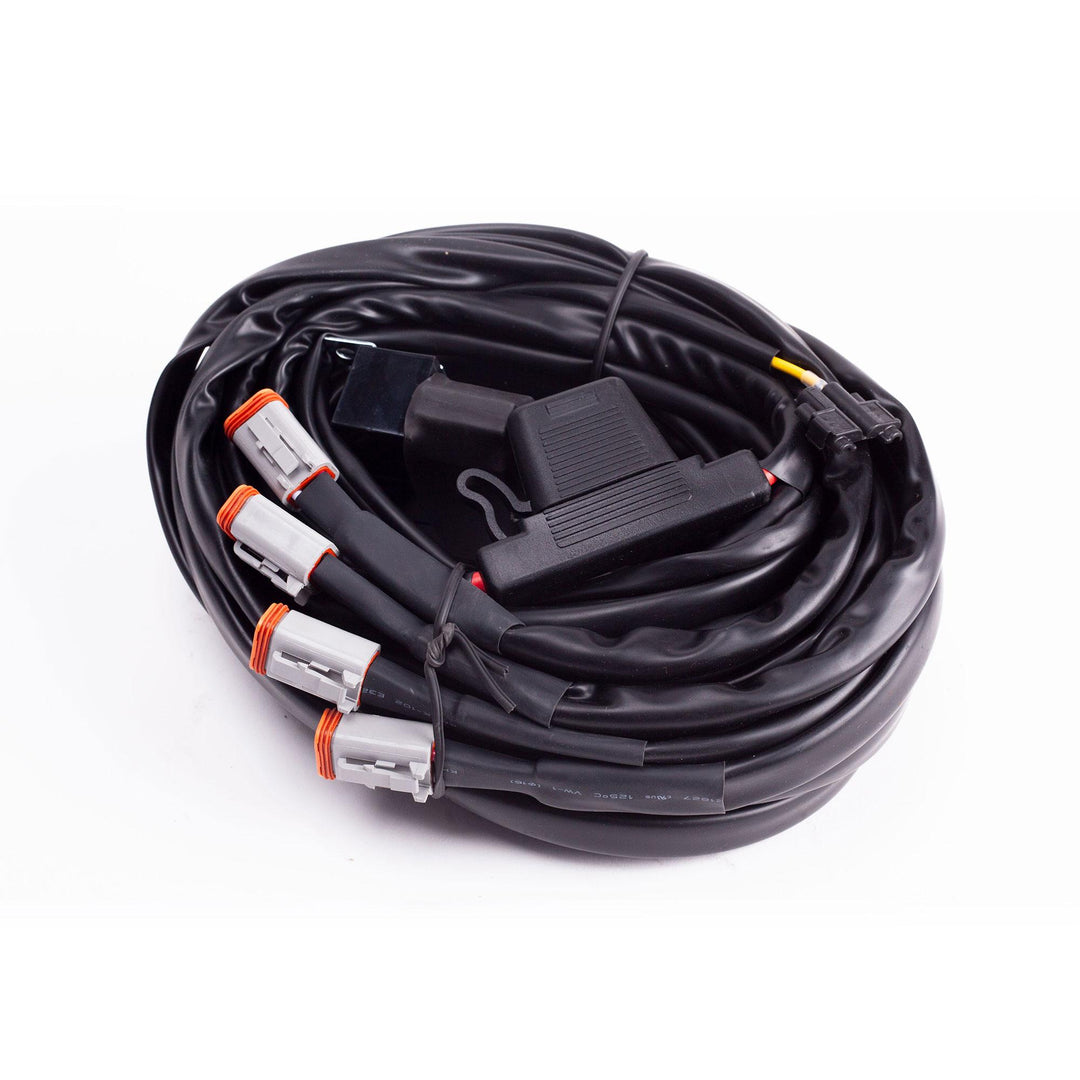 Baja Designs LP9, LP6, LP4 Upfitter Wiring Harness – Universal 4 Light Max for LED Light Installations