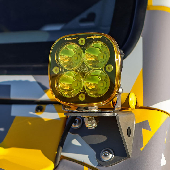 Baja Designs Squadron Single Rock Guard - Amber for XL Series LED Lights