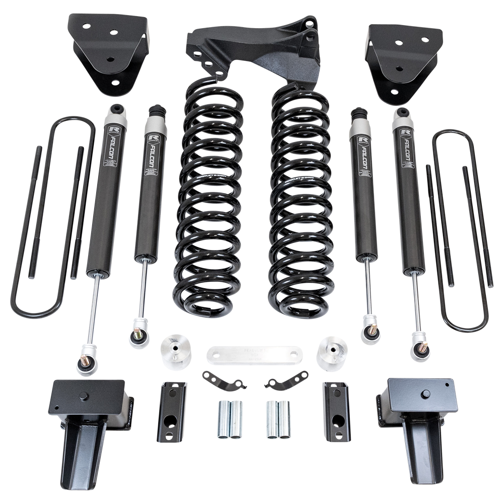 ReadyLift 49-27420 4-Inch Coil Spring Lift Kit for Ford Super Duty F-250/F-350 (2017-2022) with Falcon Monotube Shocks