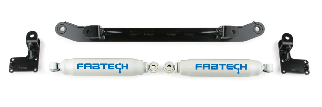 Fabtech FTS21044BK Steering Stabilizer Kit for 2012-2013 Chevrolet Silverado, GMC Sierra, Yukon, and More