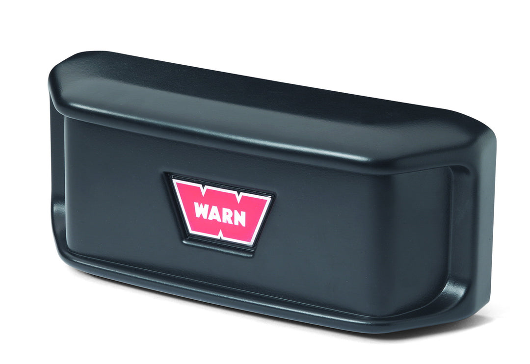 Warn Fairlead Cover for Trans4mer, Classic Bumper, and Jeep Mounting Kits - Black ABS Plastic