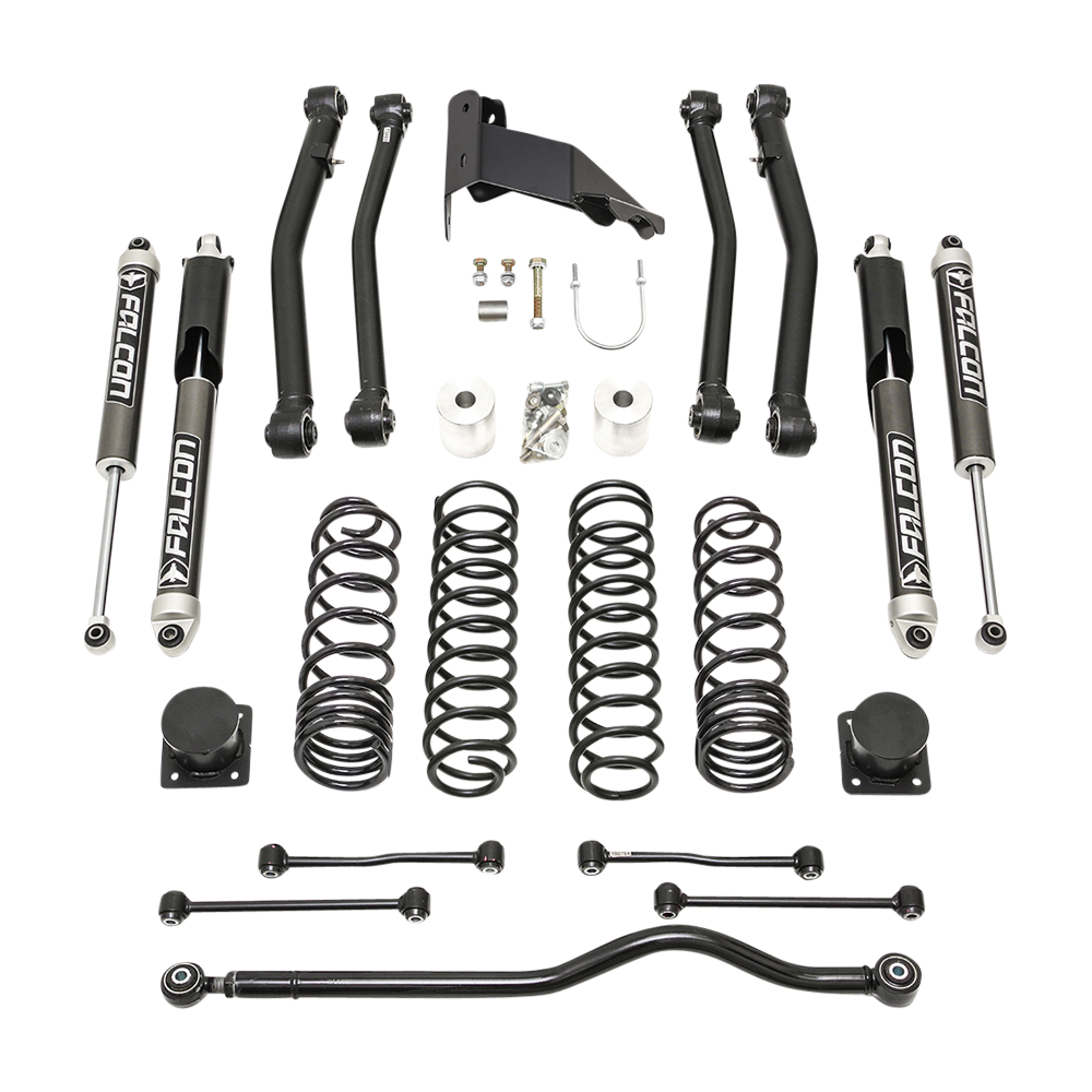 ReadyLift 69-6042 Terrain Flex MAX 4-Inch Lift Kit for Jeep Gladiator with Falcon 2.1 Shocks