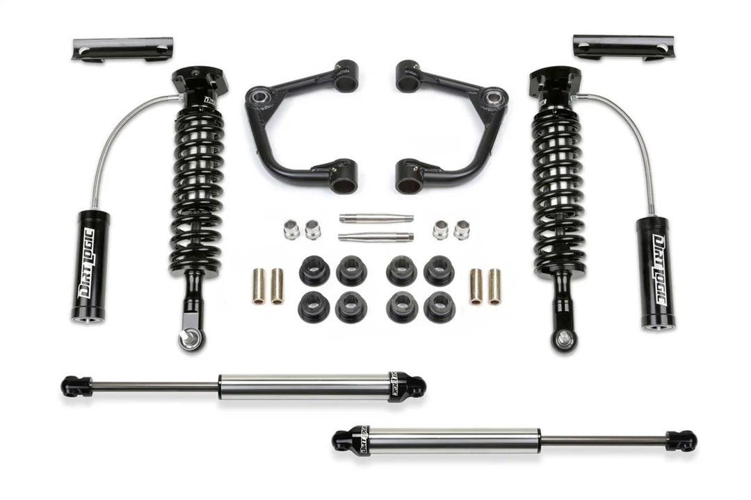 Fabtech Uniball UCA Lift System with Shocks for 2023-2026 GMC Canyon & Chevrolet Colorado