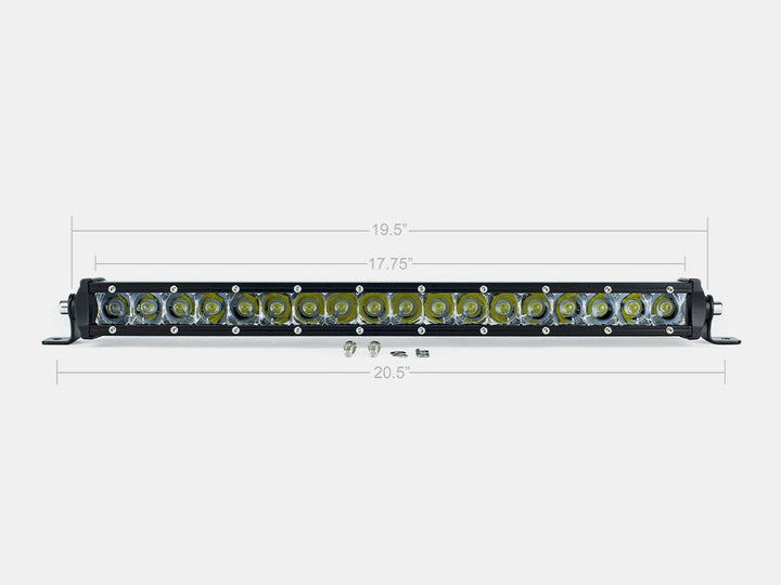 20" Slim Single Row LED Bar