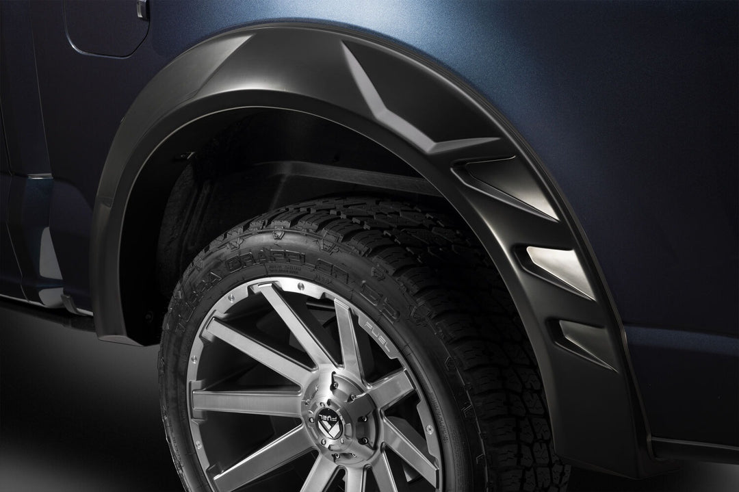 Husky Liners DRT Matte Black Fender Flare Set for 2021-2024 Ford F-150, 4-Piece