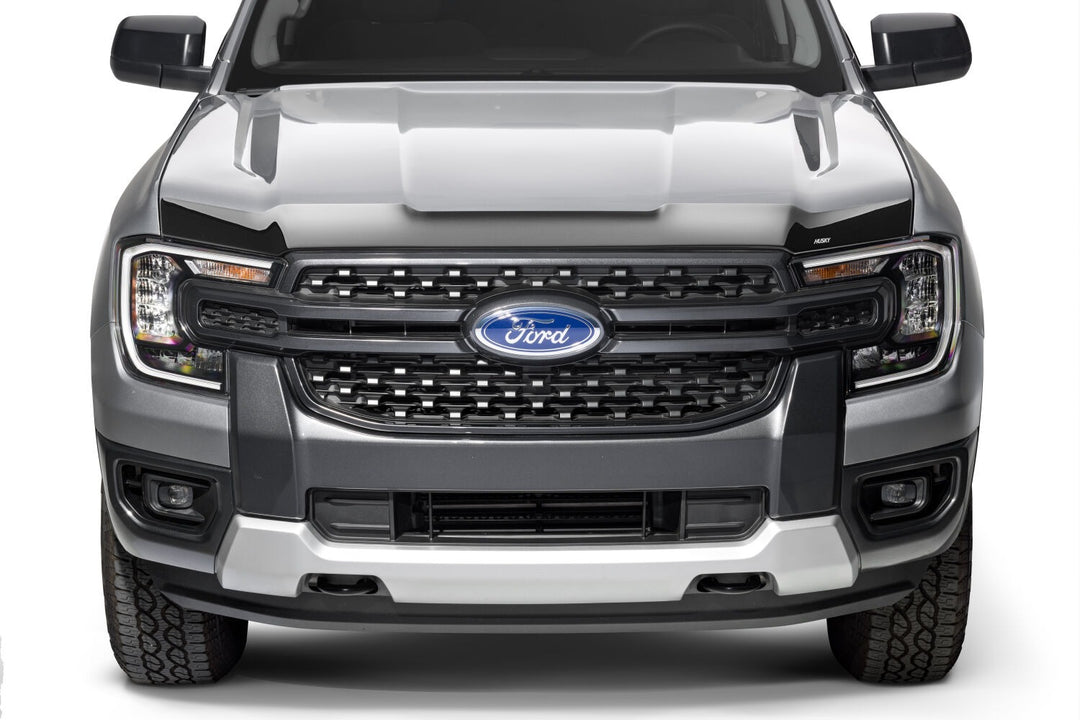 Husky Liners Aeroskin Flush Mount Dark Smoke Hood Protector for 2024-2026 Ford Ranger