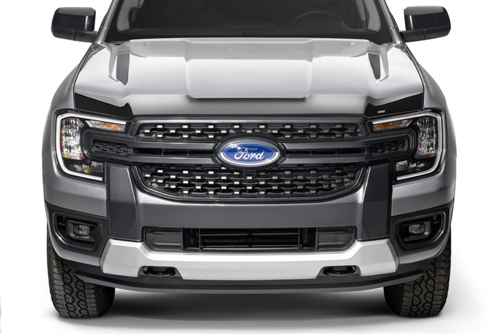 Husky Liners Aeroskin Flush Mount Dark Smoke Hood Protector for 2024-2026 Ford Ranger