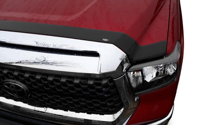 Husky Liners Aeroskin Flush Mount Dark Smoke Hood Protector for 2016-2023 Toyota Tacoma
