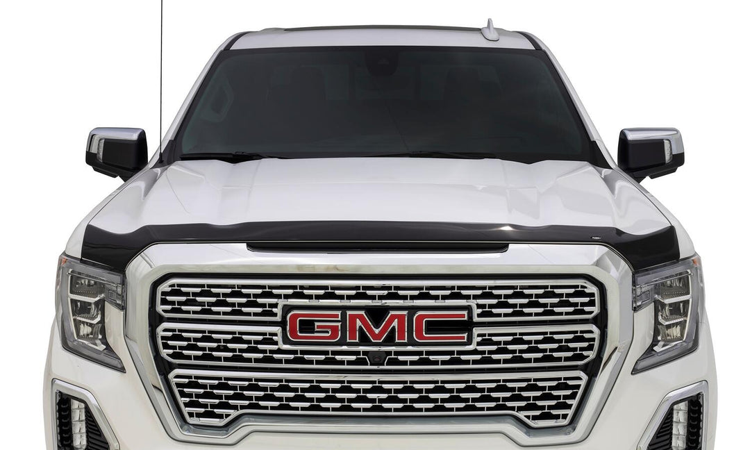 Husky Liners Aeroskin Flush Mount Dark Smoke Hood Protector for 2020-2023 GMC Sierra 2500HD and 3500HD