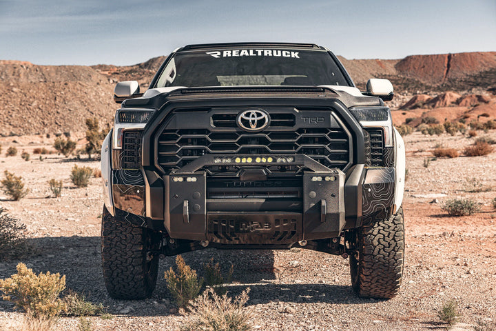 Husky Liners 2854111 Low Profile Dark Smoke Ventvisor Side Window Deflector for 2022-2026 Toyota Tundra CrewMax, 4-Piece Set