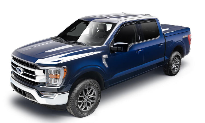 Husky Liners 2854044 Low Profile Dark Smoke Ventvisor Side Window Deflector for Ford F-150 and Super Duty Models