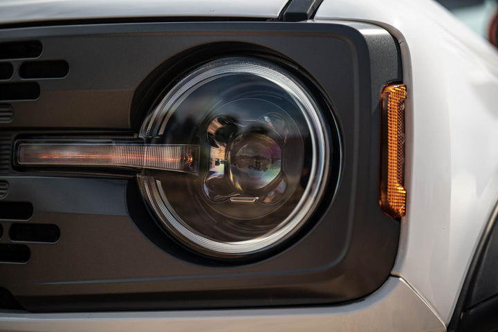 2021-2025 Ford Bronco Black Headlights