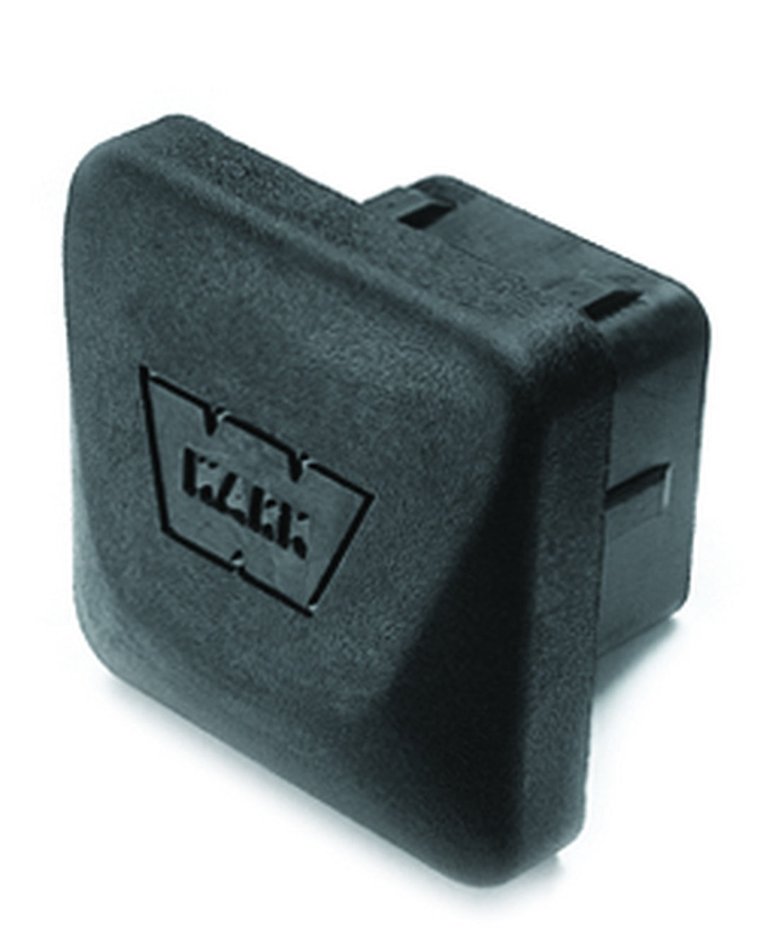 Warn 37509 Receiver Plug for 2-Inch Hitch Receivers, Black Rubber with Warn Logo Design