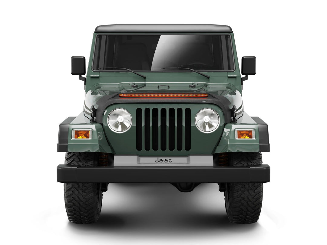 Husky Liners Aeroskin Lightshield PRO Hood Protector for Jeep Wrangler TJ (1997-2006)