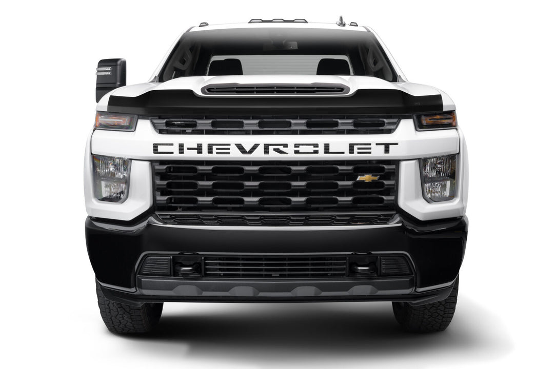 Husky Liners Aeroskin Hood Protector Matte Black for Chevrolet Silverado 2500/3500 HD (2020-2024)