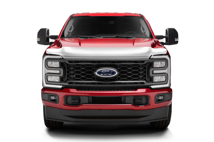 Husky Liners Hood Shield Chrome for Ford F-150 (2021-2026) – American Flag with Eagle Design