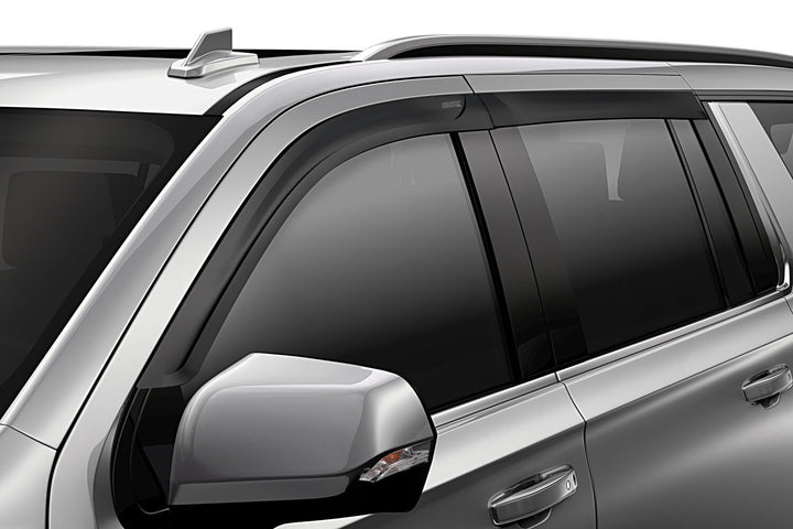 Husky Liners Low Profile Matte Black Ventvisor 4-Piece Set for Chevy Tahoe, GMC Yukon, Cadillac Escalade