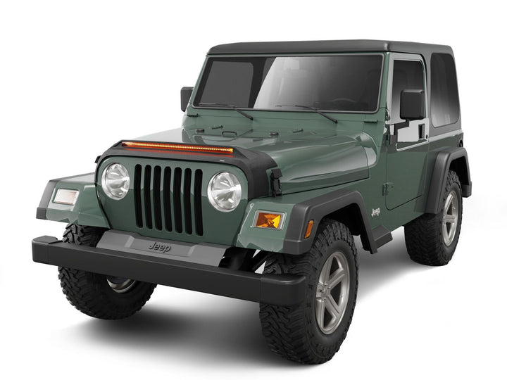 Husky Liners Aeroskin Lightshield PRO Hood Protector for Jeep Wrangler TJ (1997-2006)