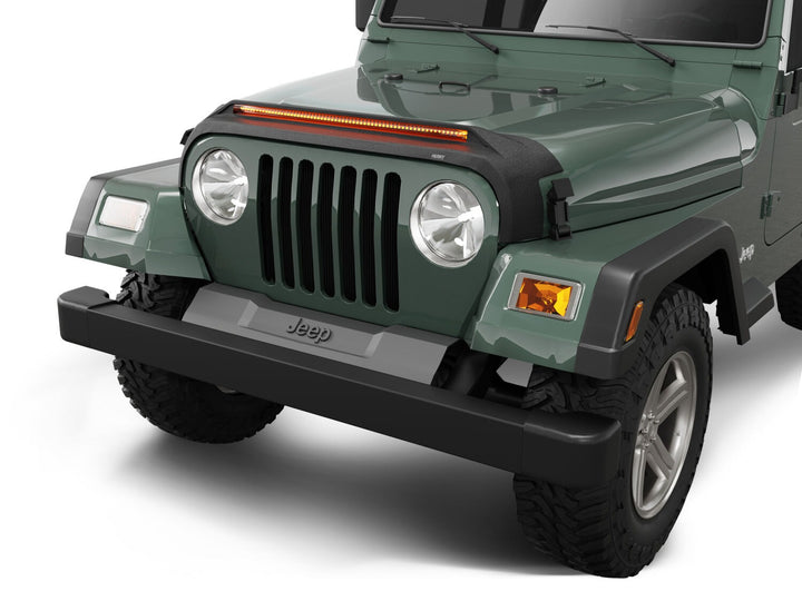 Husky Liners Aeroskin Lightshield PRO Hood Protector for Jeep Wrangler TJ (1997-2006)