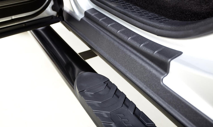 Husky Liners 2874064 Black Trail Armor Rocker Panel and Sill Plate Covers for Ram 1500, 2500, and 3500 — Durable TPO Construction