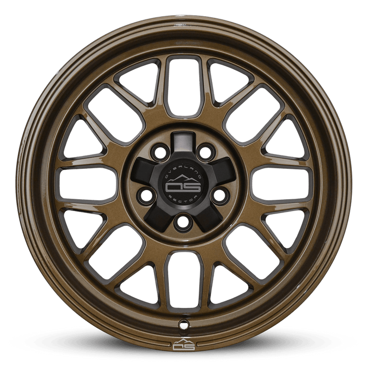 Overland Sector Hyperdrive Flow Formed 17x8.5 +25 5x108/5x114.3 73.1mm All Gloss Bronze by Overland Sector | KOVA Offroad