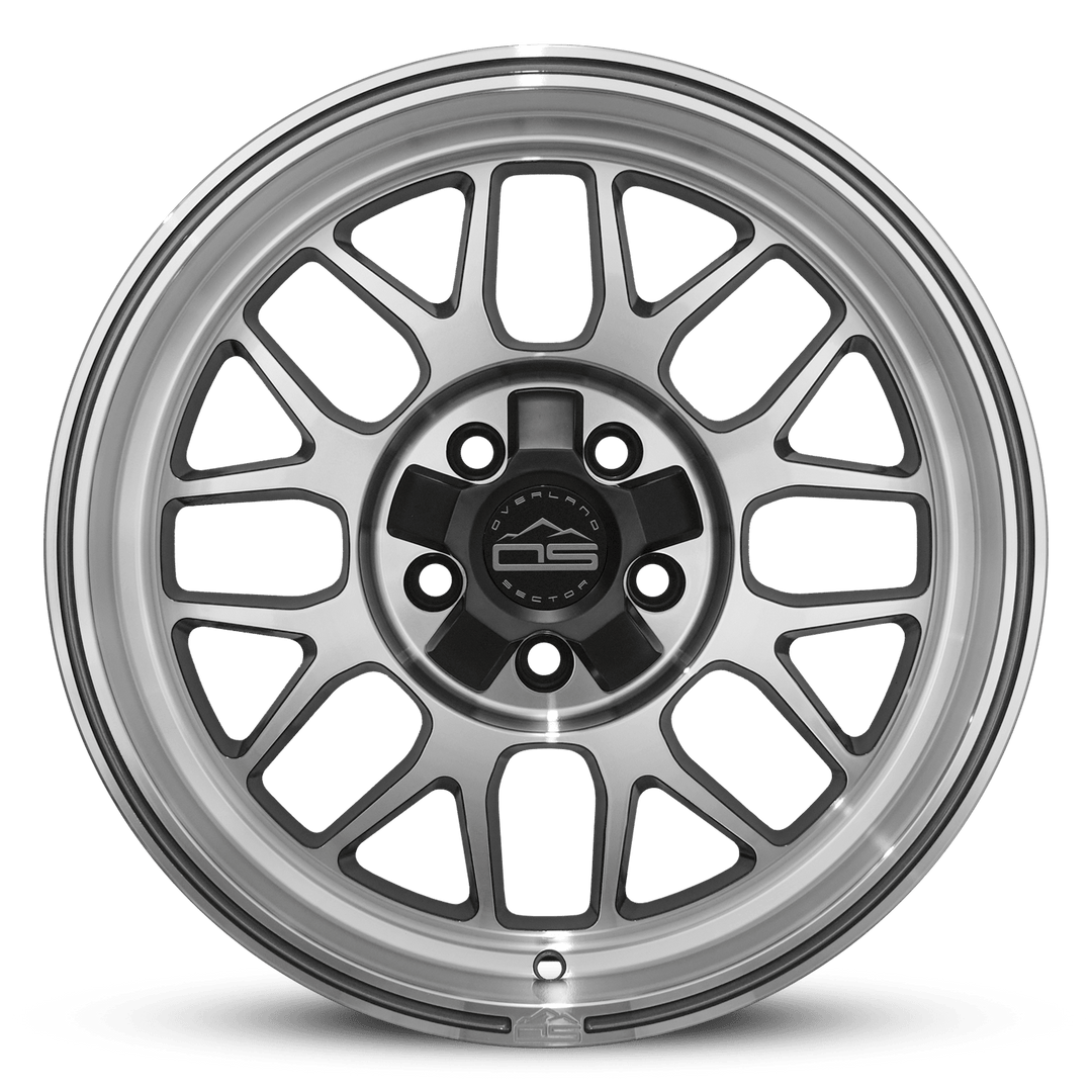Hyperdrive Gloss Gunmetal Machined (FLOW-FORMED) by Overland Sector | KOVA Offroad